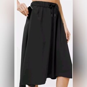 Lululemon Athletica Black Maxi Skirt